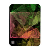 Magnet Flexible Art abstrait espace cubique (Vertical)