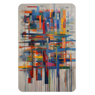Magnet Flexible Art abstrait géométrique moderne