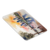 Magnet Flexible art aquarelle de Brisbane (Côté Droit)