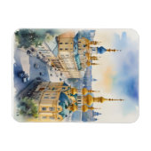 Magnet Flexible art aquarelle de Kiev (Horizontal)