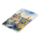 Magnet Flexible art aquarelle de Kiev (Côté Gauche)
