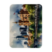Magnet Flexible art aquarelle de Melbourne (Vertical)
