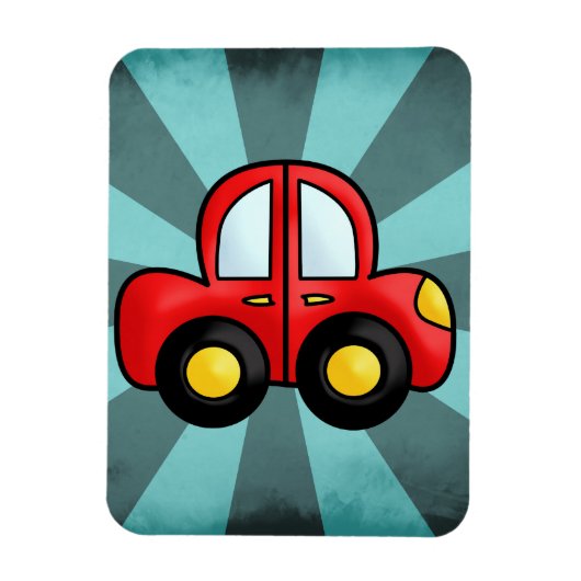 Magnet Flexible Art Automobile Classique Impression Automobile Rét (Vertical)