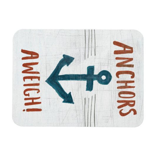 Magnet Flexible Art côtier | Ancres absentes (Horizontal)