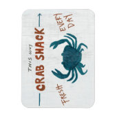 Magnet Flexible Art côtier | Cabane de crabe (Vertical)