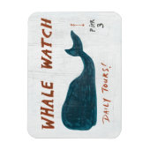Magnet Flexible Art côtier | Whale Watch (Vertical)