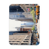 Magnet Flexible Art de Chicago (Vertical)