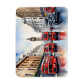 Magnet Flexible Art de l'aquarelle à Londres (Vertical)