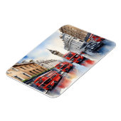 Magnet Flexible Art de l'aquarelle à Londres (Côté Gauche)