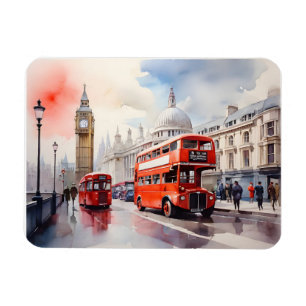 Magnet Flexible Art de l'aquarelle à Londres
