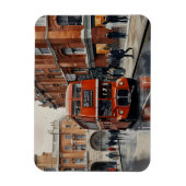 Magnet Flexible Art de l'aquarelle à Londres (Vertical)