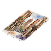 Magnet Flexible Art de l'aquarelle de Barcelone (Côté Gauche)