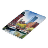 Magnet Flexible Art de l'aquarelle de Boston (Côté Gauche)