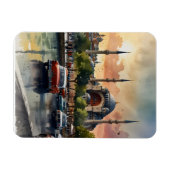 Magnet Flexible Art de l'aquarelle d'Istanbul (Horizontal)