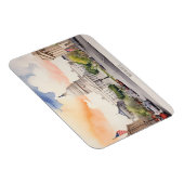 Magnet Flexible Art de l'aquarelle Washington DC (Côté Droit)