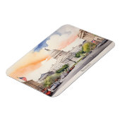 Magnet Flexible Art de l'aquarelle Washington DC (Côté Gauche)