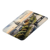 Magnet Flexible Art de l'aquarelle Washington DC (Côté Gauche)