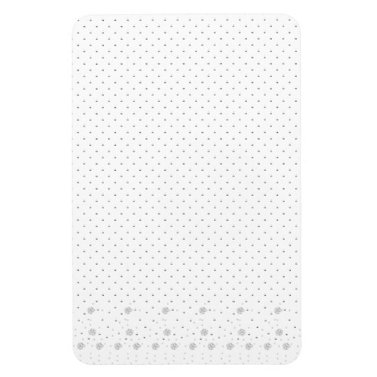 Magnet Flexible Art de ligne, Lilac blanc (Vertical)