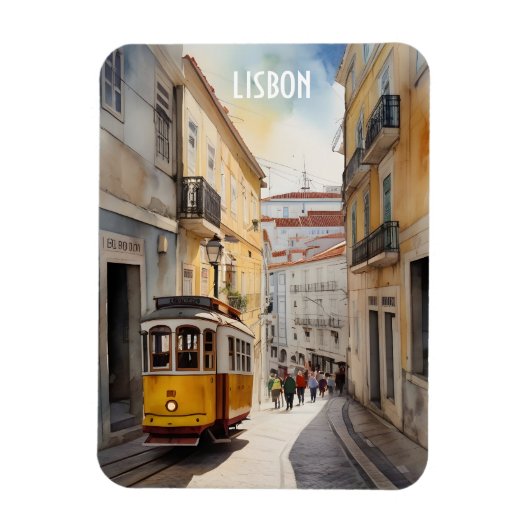 Magnet Flexible Art de Lisbonne (Vertical)
