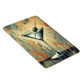 Magnet Flexible Art de martini en techniques mixtes du milieu du s (Côté Droit)