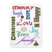 Magnet Flexible Art de Noël (Vertical)