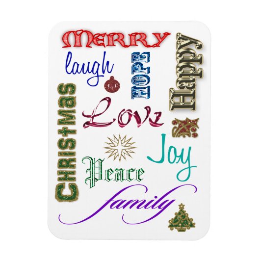 Magnet Flexible Art de Noël (Vertical)