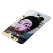 Magnet Flexible Art de rue Lady Lao Graffiti (Côté Gauche)