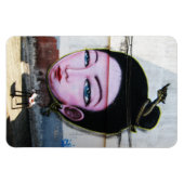 Magnet Flexible Art de rue Lady Lao Graffiti (Horizontal)