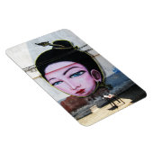 Magnet Flexible Art de rue Lady Lao Graffiti (Côté Droit)