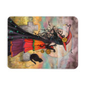 Magnet Flexible Art de sorcière Halloween Witch Way (Horizontal)