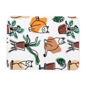 Magnet Flexible Art de trait dessin chats et fleurs (Horizontal)