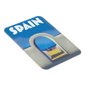 Magnet Flexible art de vacances rétro en Espagne (Côté Droit)