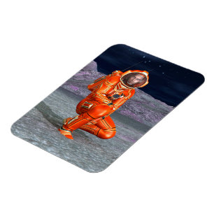Magnet Flexible Art du paysage de planète surréaliste voyageur cos