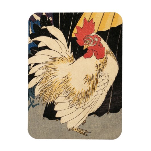 Magnet Flexible Art du Roster Blanc (Vertical)