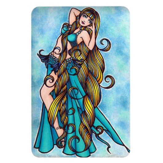 Magnet Flexible Art du ventre (Vertical)