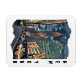 Magnet Flexible Art esthétique de New York (Horizontal)
