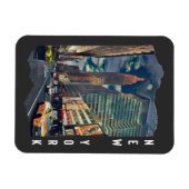 Magnet Flexible Art esthétique de New York (Horizontal)