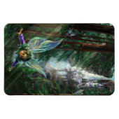Magnet Flexible Art fantastique de fées et de châteaux (Horizontal)