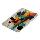 Magnet Flexible Art géométrique Abstrait dynamique (Côté Gauche)