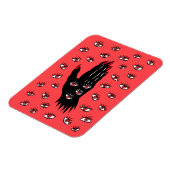 Magnet Flexible Art gothique d'Halloween - Yeux Éffrayants à main (Côté Gauche)