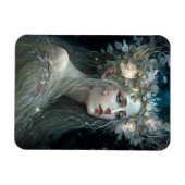 Magnet Flexible Art Imaginaire de déesse d'argent (Horizontal)