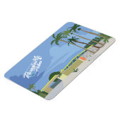 Magnet Flexible Art moderne du milieu du siècle - Las Vegas Paradi (Côté Gauche)