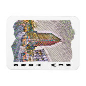 Magnet Flexible Art Mosaïque esthétique de New York (Horizontal)