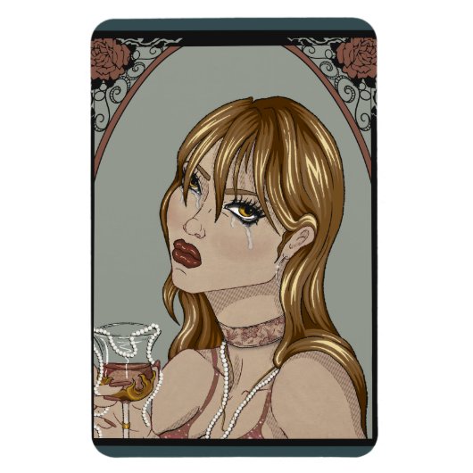 Magnet Flexible Art Nouveau (Vertical)
