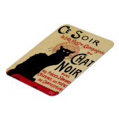 Magnet Flexible Art Nouveau vintage, Ce Soir Conversation Noir Cha (Côté Gauche)