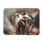 Magnet Flexible Art numérique Chat 718 (Horizontal)