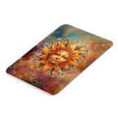 Magnet Flexible Art numérique de face solaire cosmique (Côté Gauche)