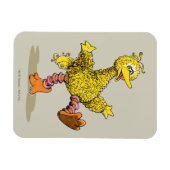 Magnet Flexible Art Rétro Gros Oiseau (Horizontal)