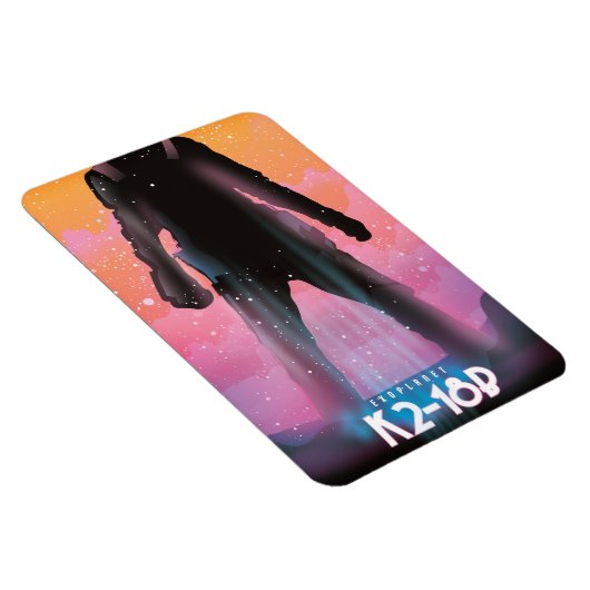 Magnet Flexible Art spatial exoplanète K2-18b (Côté Droit)