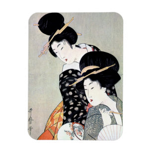 Magnet Flexible Art traditionnel japonais oriental frais de geisha